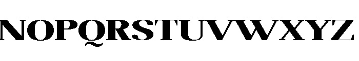 Altaries Extra Expanded Font UPPERCASE