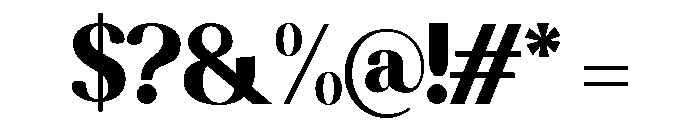 Altaries Regular Font OTHER CHARS