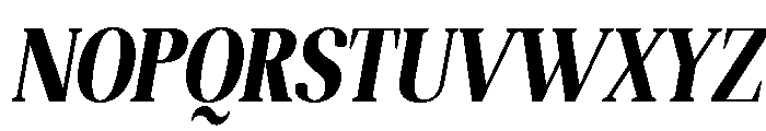 Altaries Semi Condensed Slant Font UPPERCASE
