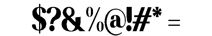 Altaries Semi Condensed Font OTHER CHARS