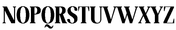 Altaries Semi Condensed Font UPPERCASE
