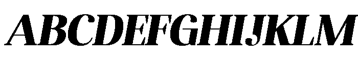 Altaries Semi Expanded Slant Font UPPERCASE