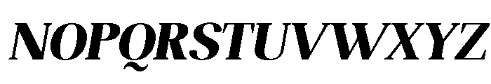 Altaries Semi Expanded Slant Font UPPERCASE
