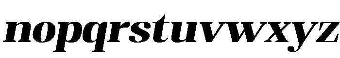 Altaries Semi Expanded Slant Font LOWERCASE