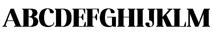 Altaries Semi Expanded Font UPPERCASE