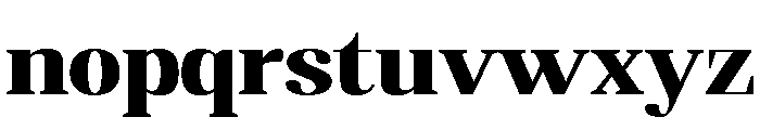 Altaries Semi Expanded Font LOWERCASE