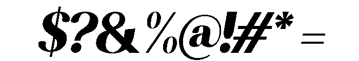Altaries Slant Font OTHER CHARS