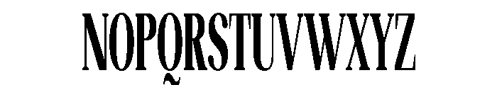 Altaries Ultra Condensed Font UPPERCASE
