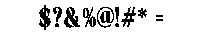 Altavera Font OTHER CHARS
