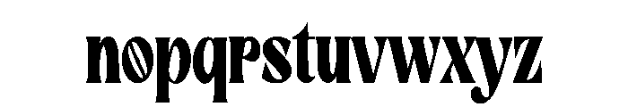 Altavera Font LOWERCASE