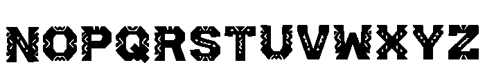 Alten Regular Font LOWERCASE