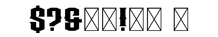 AlterPlan Font OTHER CHARS