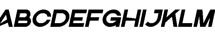Altere Italic Font UPPERCASE