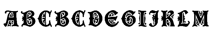Alternate Regular Font UPPERCASE