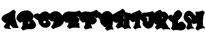 Alternight Extrude Regular Font UPPERCASE