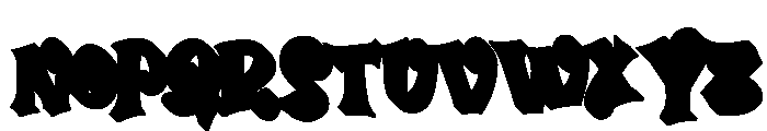Alternight Extrude Regular Font LOWERCASE