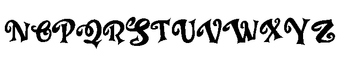 Alternight Regular Font UPPERCASE