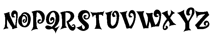 Alternight Regular Font LOWERCASE