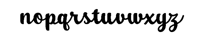 Althea Regular Font LOWERCASE
