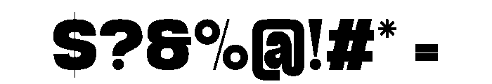 Altheco Regular Font OTHER CHARS