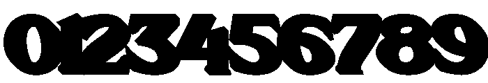 Althiera Extrude Regular Font OTHER CHARS
