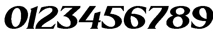 Althiera Slant Regular Font OTHER CHARS