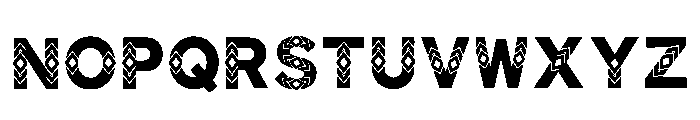 Altho Regular Font UPPERCASE