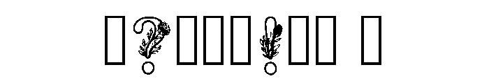 Alton Regular Font OTHER CHARS