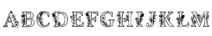 Alton Regular Font UPPERCASE
