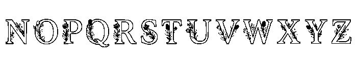 Alton Regular Font UPPERCASE