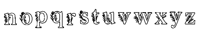 Alton Regular Font LOWERCASE