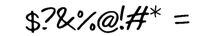 Aluka Font OTHER CHARS