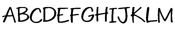 Aluka Font UPPERCASE