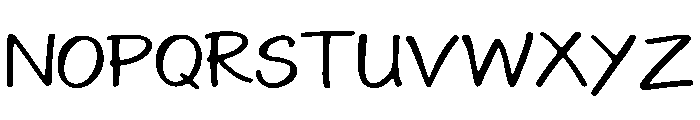 Aluka Font LOWERCASE