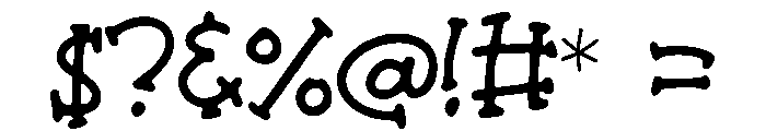 Alulla Font OTHER CHARS