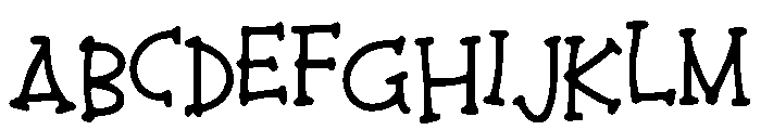 Alulla Font UPPERCASE