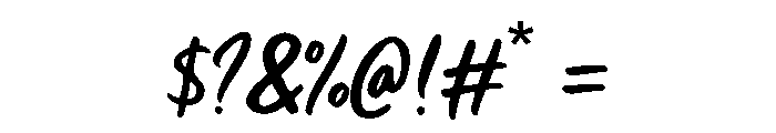 Alunatera Font OTHER CHARS