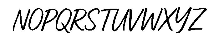Alunatera Font UPPERCASE