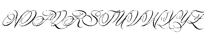 Alventary Italic Font UPPERCASE