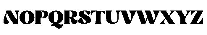 Alviston Font UPPERCASE