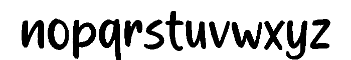 Alvren Regular Font LOWERCASE