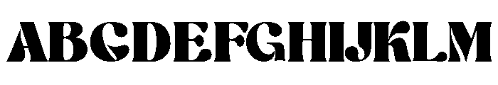 Alvune Bold Font UPPERCASE