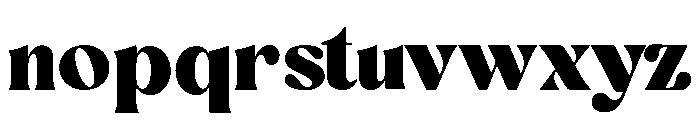 Alvune Bold Font LOWERCASE