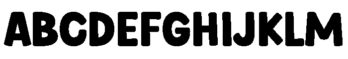 Always Chunky Regular Font UPPERCASE