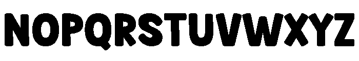 Always Chunky Regular Font LOWERCASE