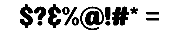 Always Humble Regular Font OTHER CHARS