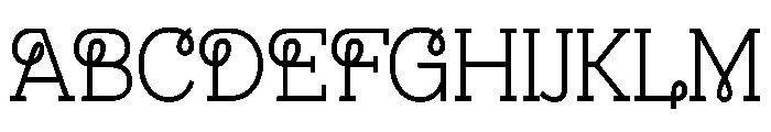Always Perfect Regular Font UPPERCASE