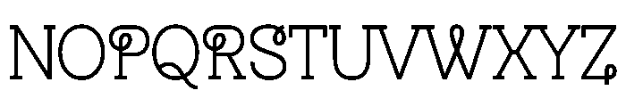 Always Perfect Regular Font UPPERCASE