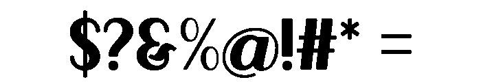 Always Positive Regular Font OTHER CHARS