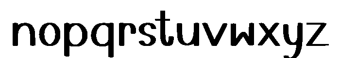 Always Positive Font LOWERCASE